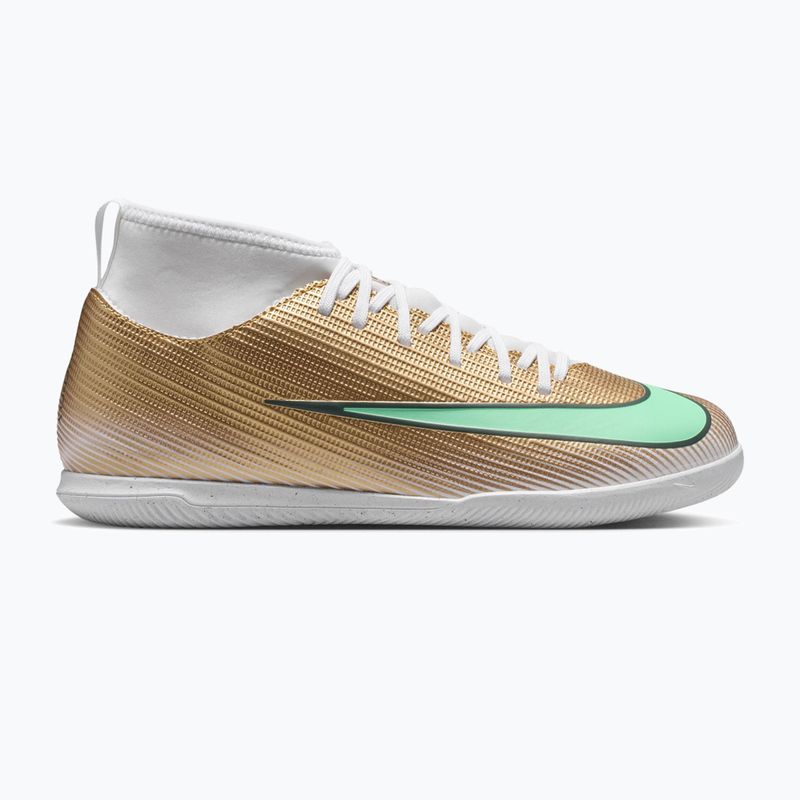 Gyermek focicipők Nike Jr. Mercurial Superfly 11 Club "Kylian Mbappé" metallic gold/green glow