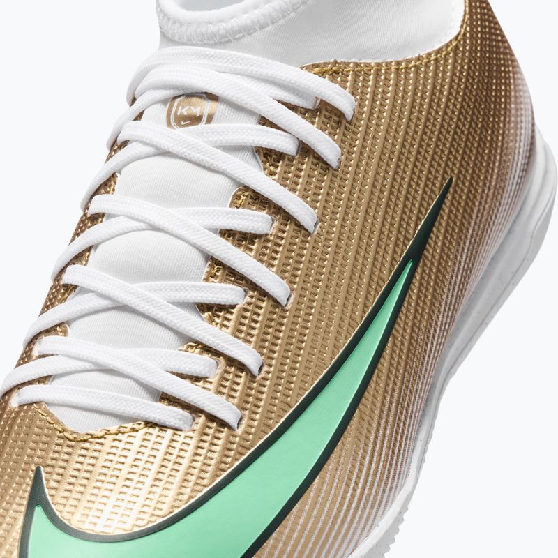 Gyermek focicipők Nike Jr. Mercurial Superfly 11 Club "Kylian Mbappé" metallic gold/green glow 5