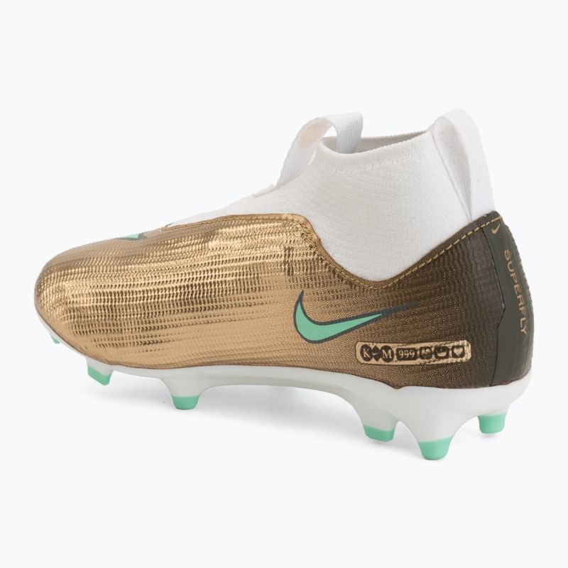 Gyermek focicipők Nike Jr. Mercurial Superfly 11 Academy "Kylian Mbappé" metallic gold/green glow 3