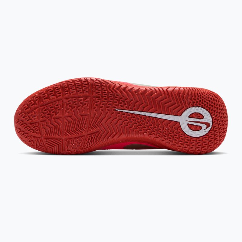 Gyermek focicipők Nike Jr. Tiempo Maestro Club white/bright crimson/blur 3
