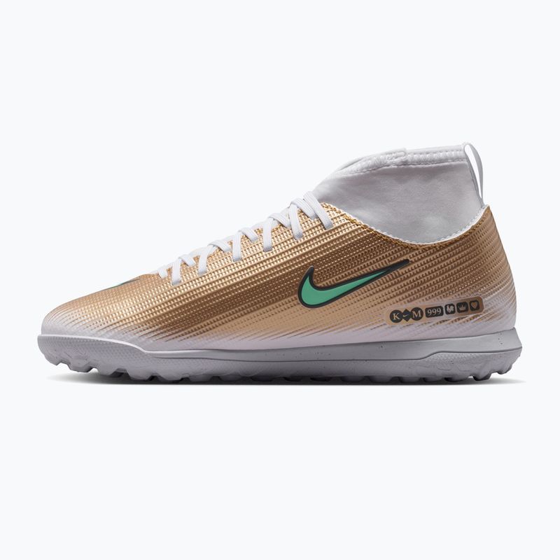 Gyermek focicipők Nike Jr. Mercurial Superfly 11 Club "Kylian Mbappé" metallic gold/green glow 2