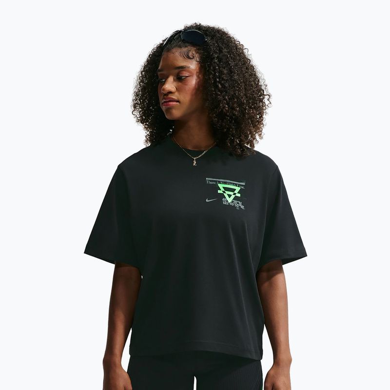 Női futó póló Nike Swift Dri-Fit black/no color/illusion green