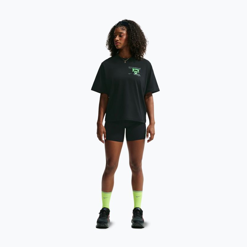 Női futó póló Nike Swift Dri-Fit black/no color/illusion green 2
