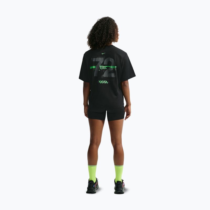 Női futó póló Nike Swift Dri-Fit black/no color/illusion green 3