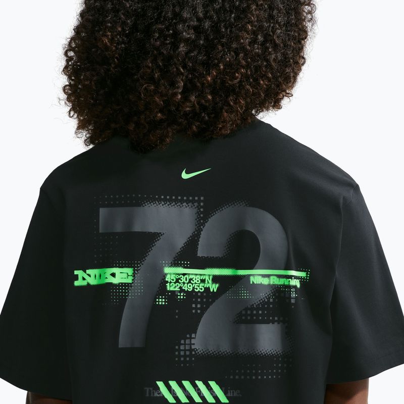 Női futó póló Nike Swift Dri-Fit black/no color/illusion green 5
