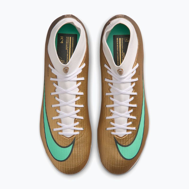 Férfi focicipők Nike Mercurial Superfly 11 Academy "Kylian Mbappé" metallic gold/green glow 4