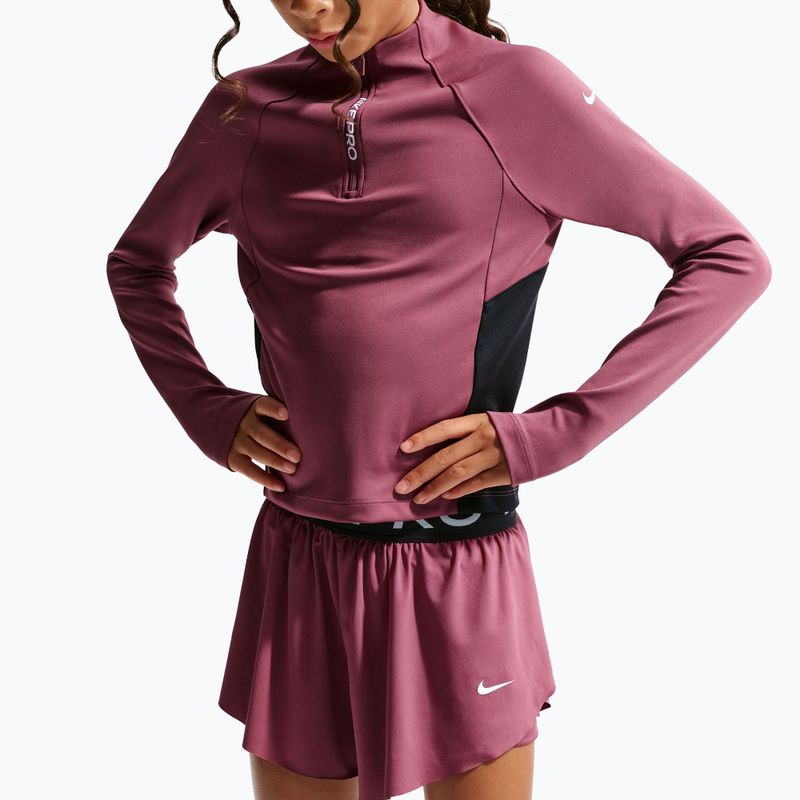 Gyerek rövidnadrág Nike Pro pink smoke/black/white 4