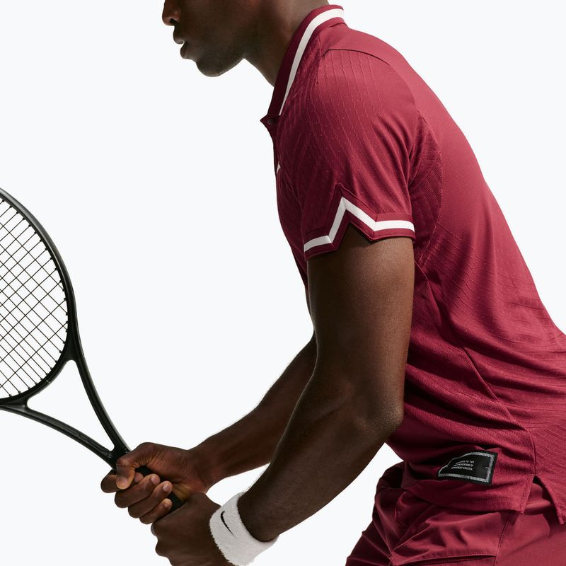 Póló Nike Court Slam Aero-Fit Team Red/Pale Ivory 4