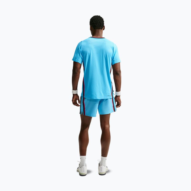 Póló Nike Court Slam Aero-Fit Baltic Blue/Black 3