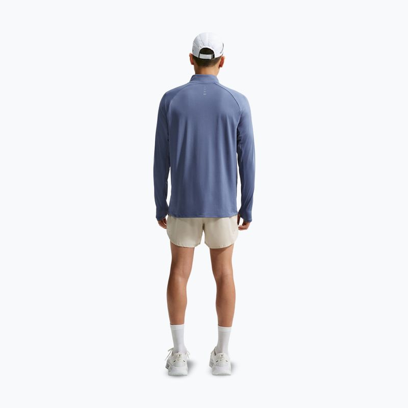 Férfi futópulóver Nike Stride 1/4 Zip Dri-Fit diffused blue 3