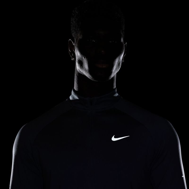 Férfi futópulóver Nike Stride 1/4 Zip Dri-Fit diffused blue 7