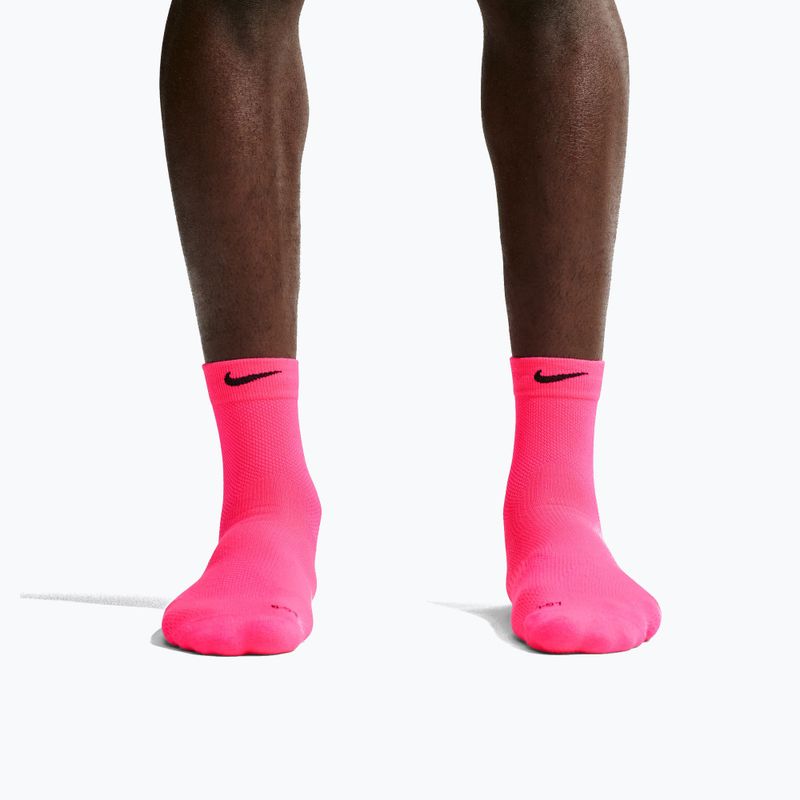 Zokni Nike Run Lightweight Micro Crew Hyper Pink/Black 4