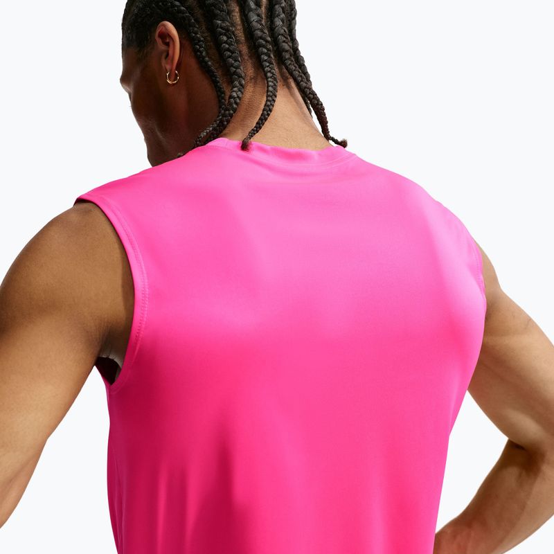 Férfi edző póló Nike Dri-FIT Sleeveless Training Top hyper pink/black 4