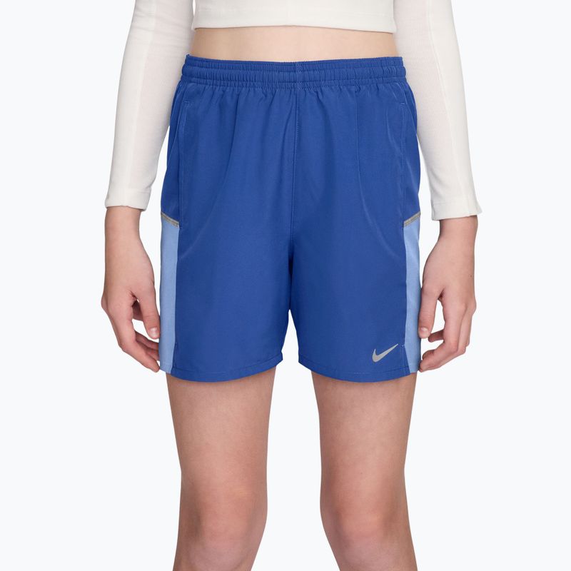 Gyerek rövidnadrág Nike Miler game royal/aluminum