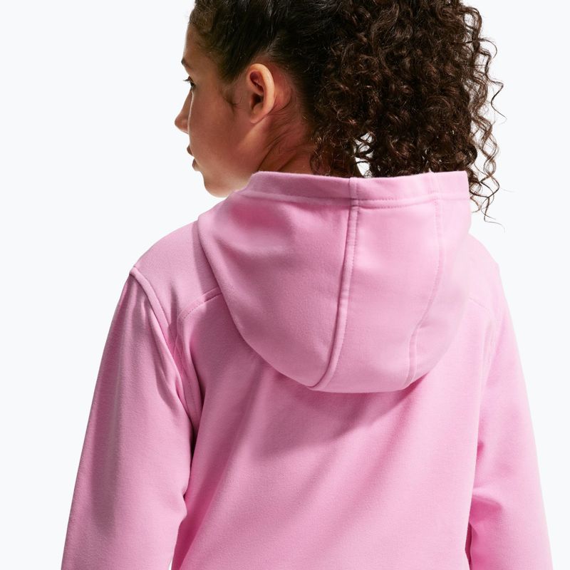 Gyerekpulóver Nike Pro Fleece pink rise/pink rise/black/white 4