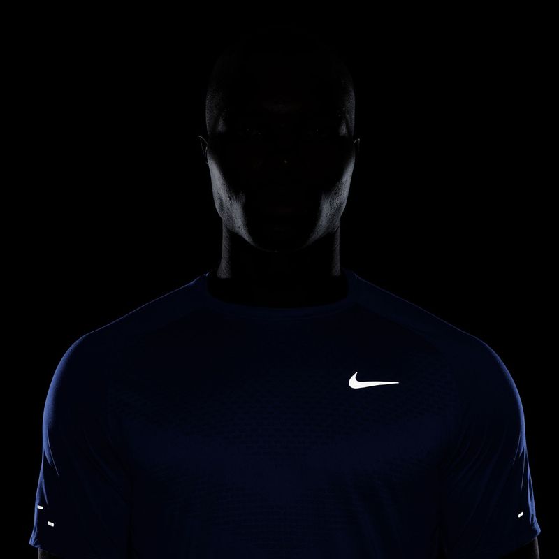 Férfi futó póló Nike Stride hyper royal 4