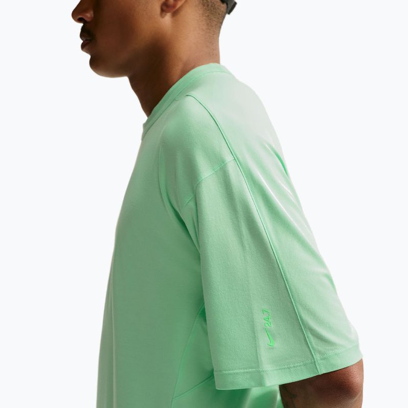 Férfi edző póló Nike 24.7 ImpossiblySoft Light cucumber calm/sail/illusion green 4