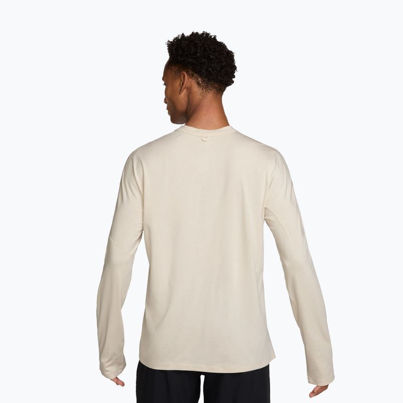 Férfi hosszú ujjú póló Nike 24.7 ImpossiblySoft Light light orewood brown/sail/light iron ore 2