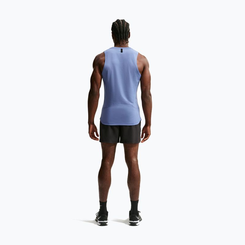 Férfi edző póló Nike Pro indigo storm/black 2