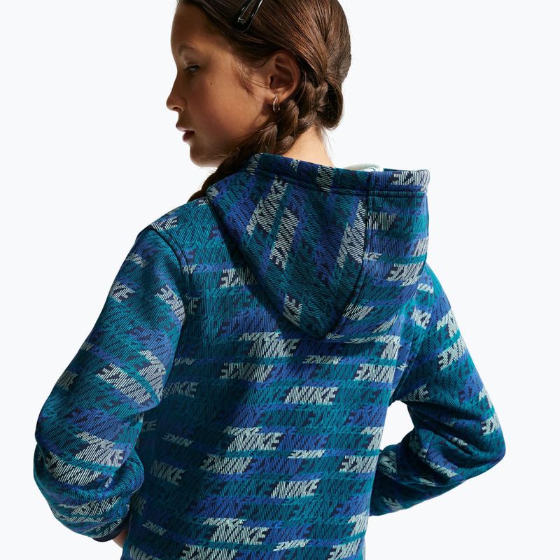 Gyerekpulóver Nike Sportswear Club Fleece bright spruce/midnight navy/game royal 7