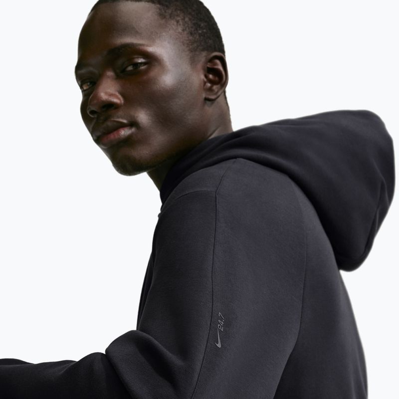 Férfi edzőpulóver Nike 24.7 ImpossiblySoft black/black/dark smoke grey 5