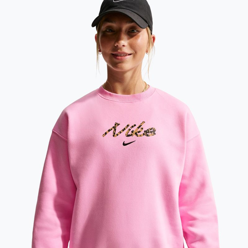 Gyerekpulóver Nike Sportswear Studio pink rise 4