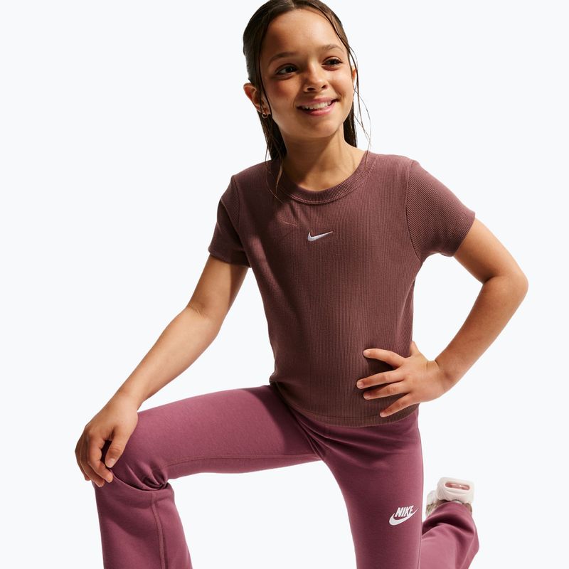 Gyerek leggingsek Nike Sportswear Classic pink smoke/white 4