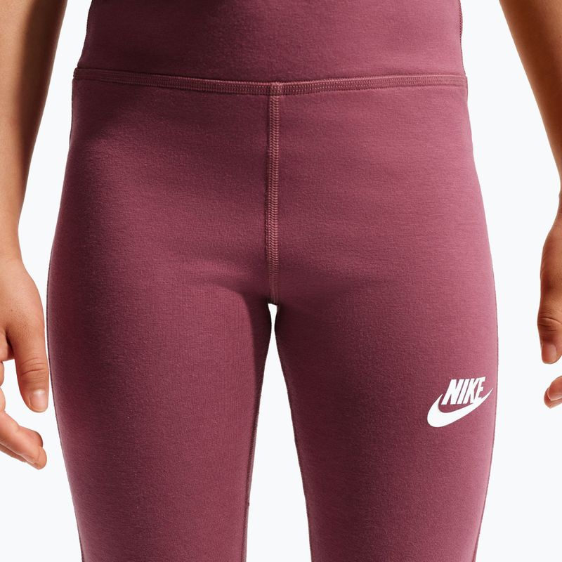 Gyerek leggingsek Nike Sportswear Classic pink smoke/white 6