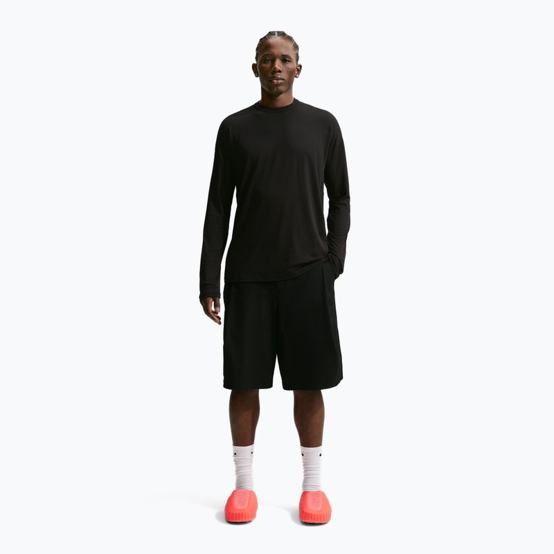 Férfi hosszú ujjú póló Nike 24.7 ImpossiblySoft Light black/black/dark smoke grey 2