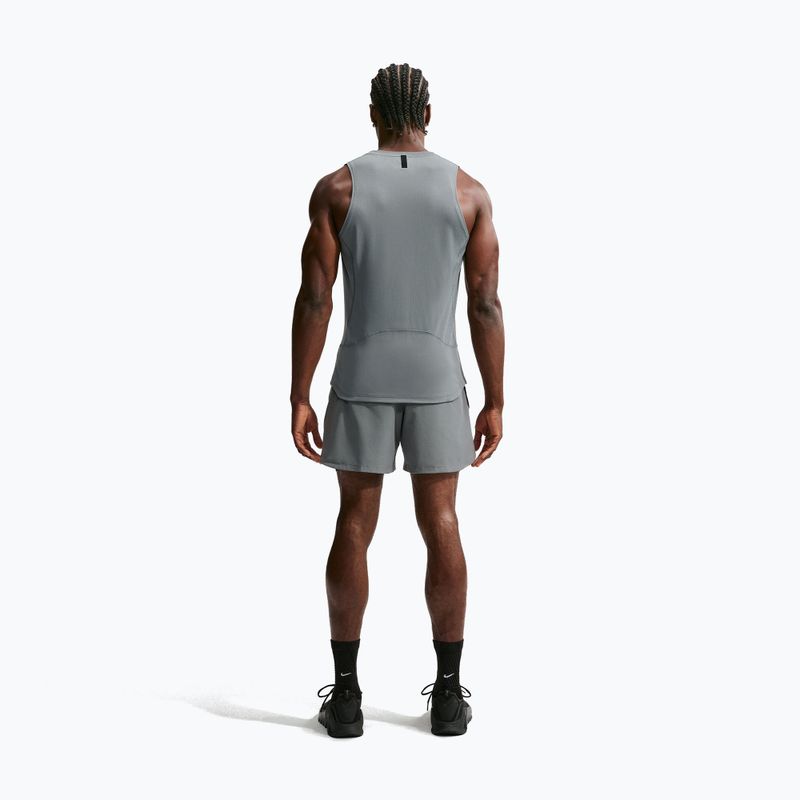 Férfi edző póló Nike Pro smoke grey/black 2
