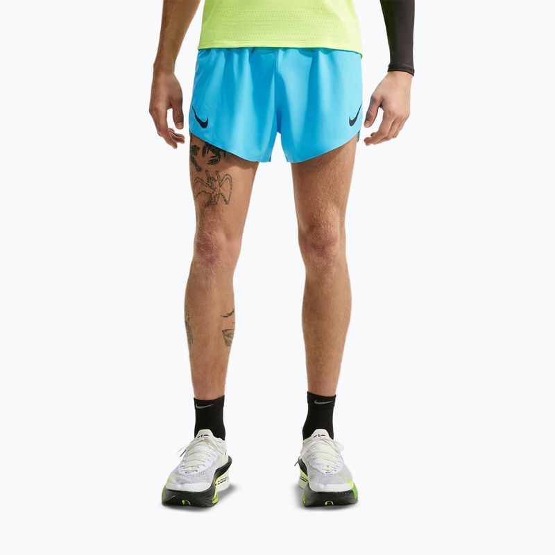 Férfi futónadrág Nike AeroSwift light current blue/black