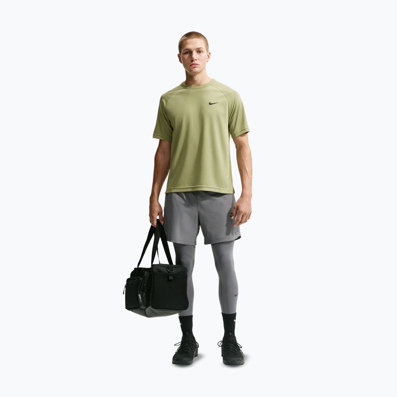 Férfi edző póló Nike Flex dusty olive/black 2