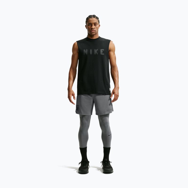 Férfi edző rövidnadrág Nike Flex smoke grey/black 2