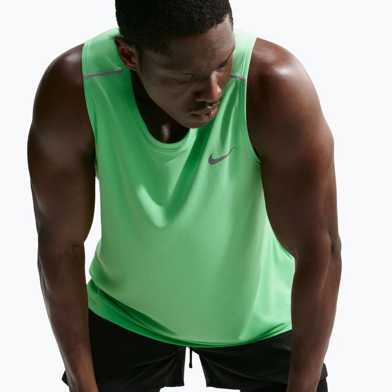 Férfi futó póló Nike Miler illusion green 7