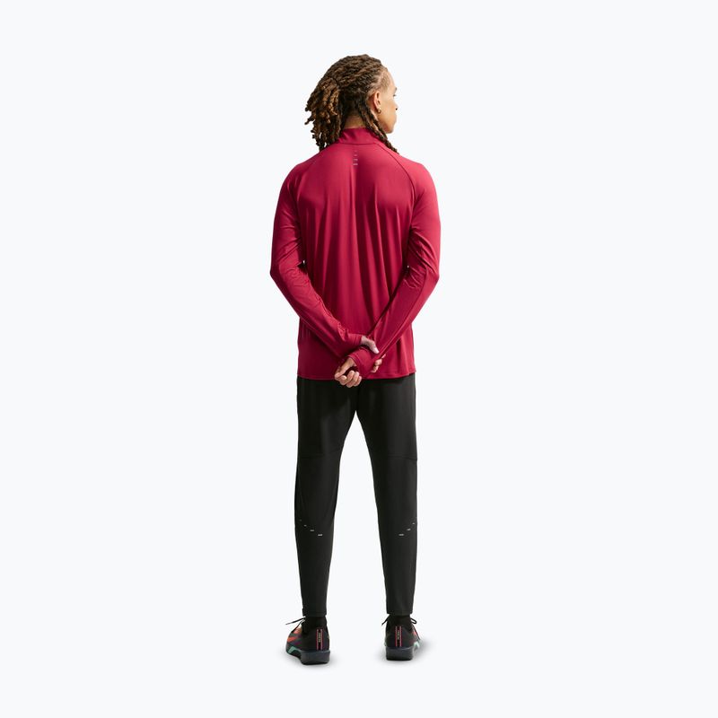Férfi futópulóver Nike Stride 1/4 Zip Dri-Fit tough red 3