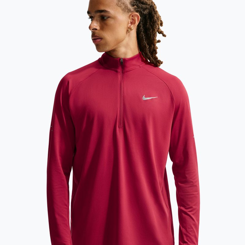 Férfi futópulóver Nike Stride 1/4 Zip Dri-Fit tough red 4