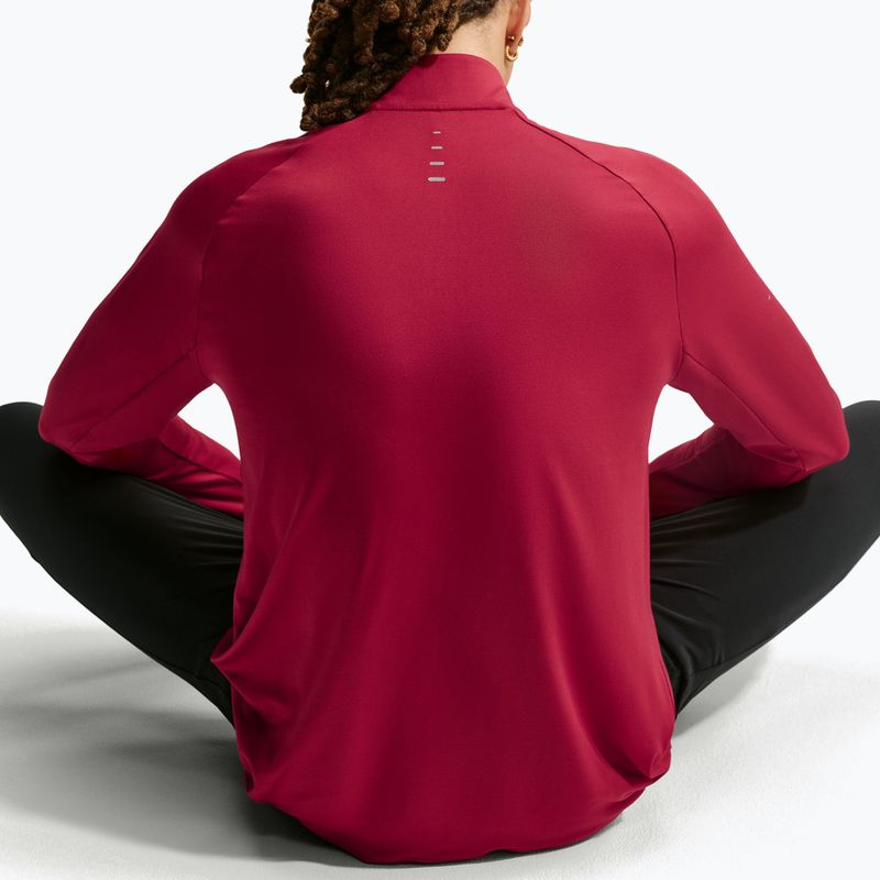 Férfi futópulóver Nike Stride 1/4 Zip Dri-Fit tough red 5