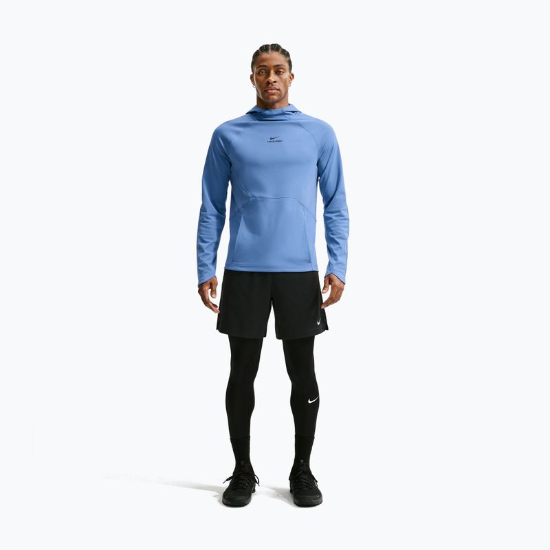 Férfi edzőpulóver Nike Pro Indigo Storm/Black 2