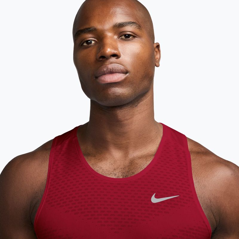 Férfi futó póló Nike Stride tough red 3