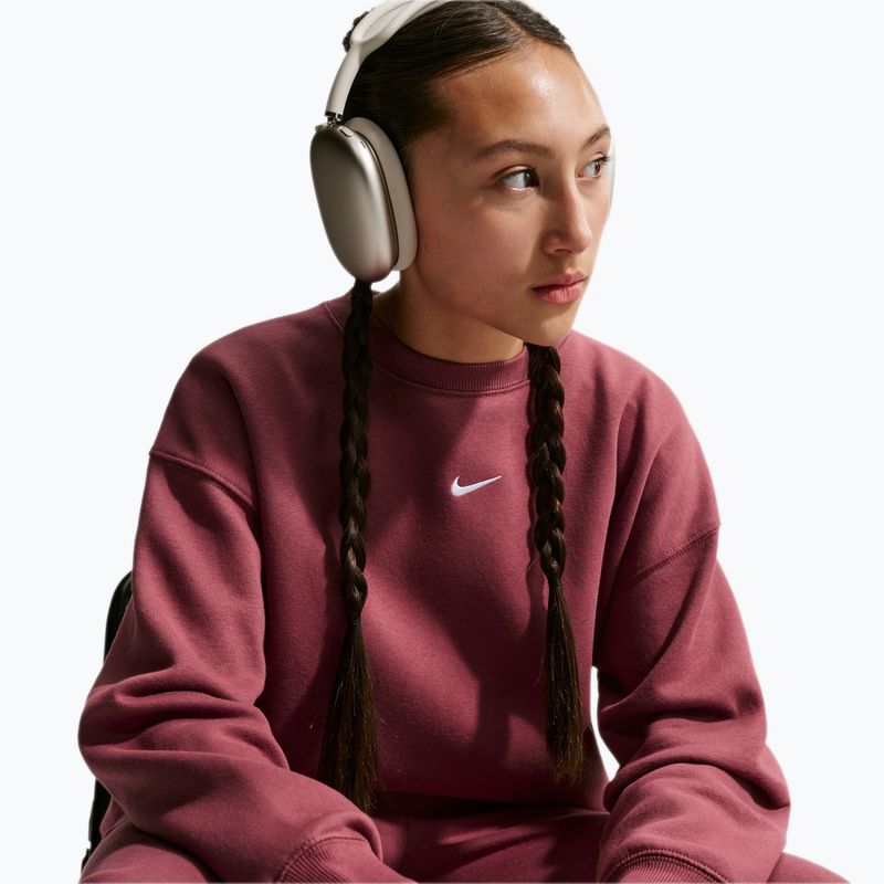 Gyerekpulóver Nike Sportswear Studio pink smoke/white 6