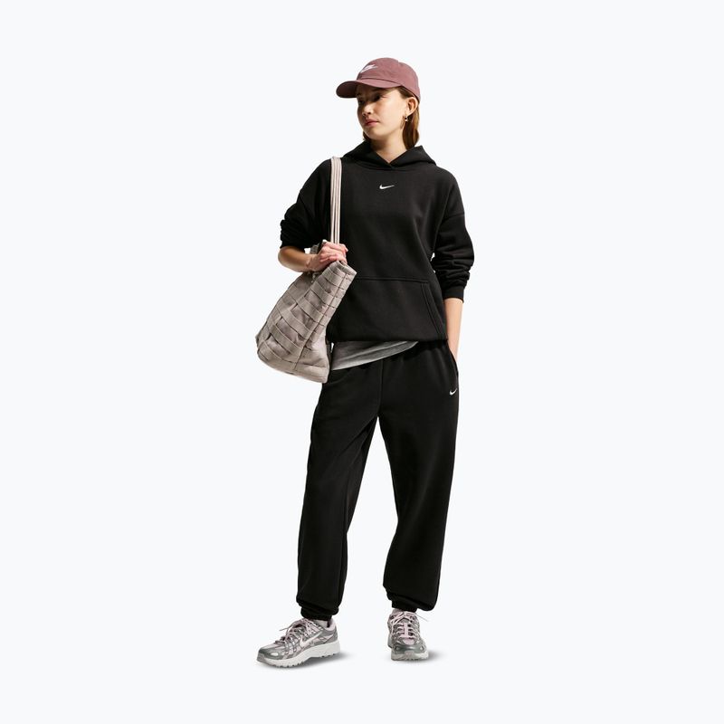 Gyerek nadrág Nike Sportswear Studio Fleece black/white 2