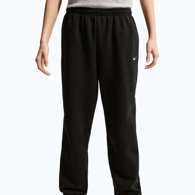 Gyerek nadrág Nike Sportswear Studio Fleece black/white 4