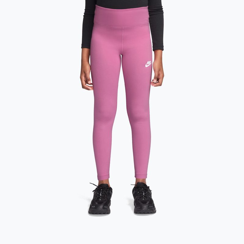 Gyerek leggingsek Nike Sportswear Classic playful pink/white