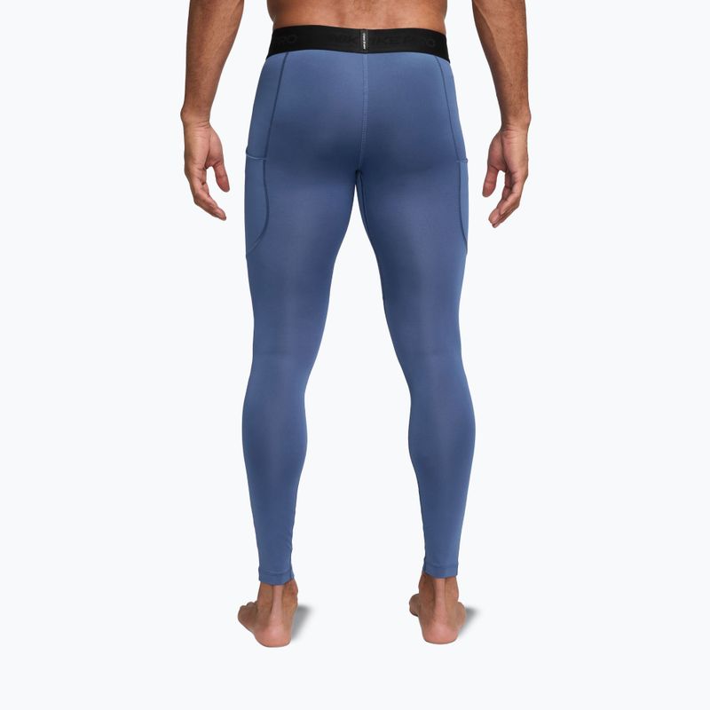 Férfi leggingsek Nike Pro indigo storm/black 2