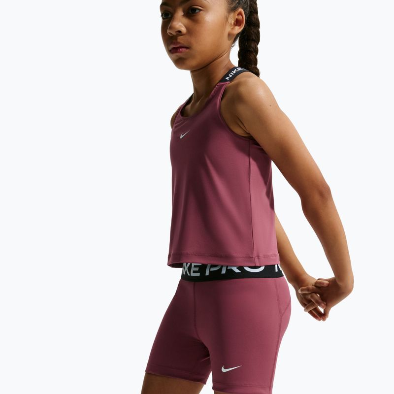 Gyerek rövidnadrág Nike Pro pink smoke/white 4