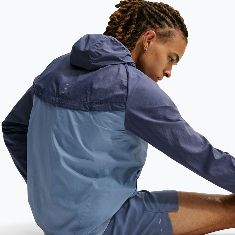 Férfi futókabát Nike Stride diffused blue/work blue 5