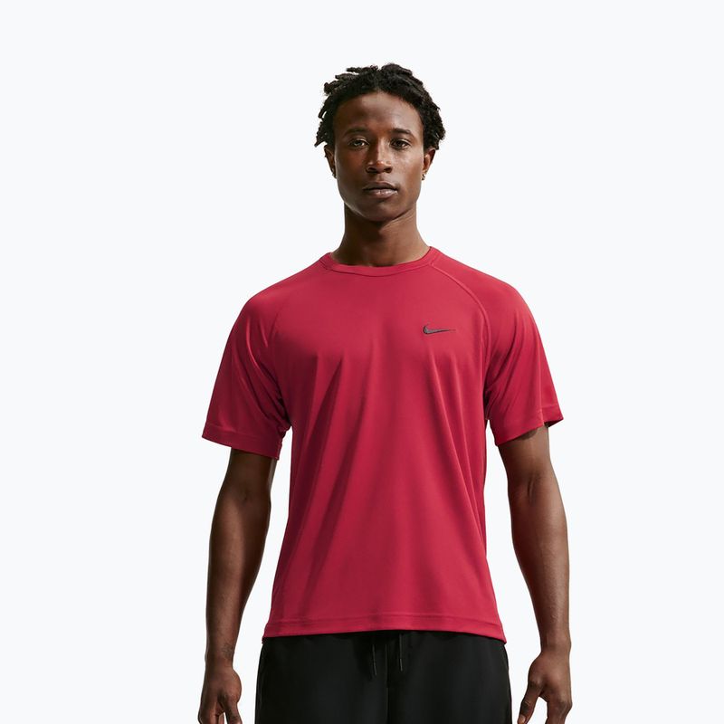 Férfi edző póló Nike Flex tough red/black