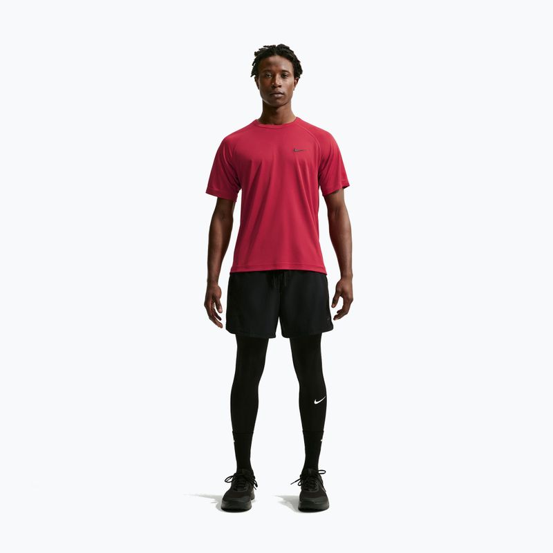 Férfi edző póló Nike Flex tough red/black 2
