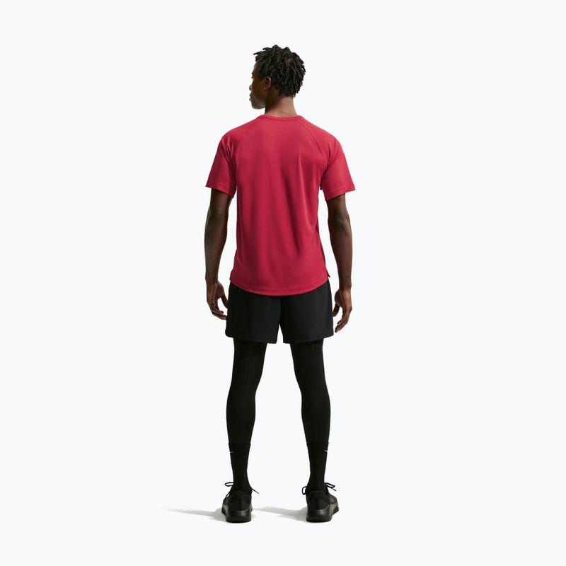 Férfi edző póló Nike Flex tough red/black 3