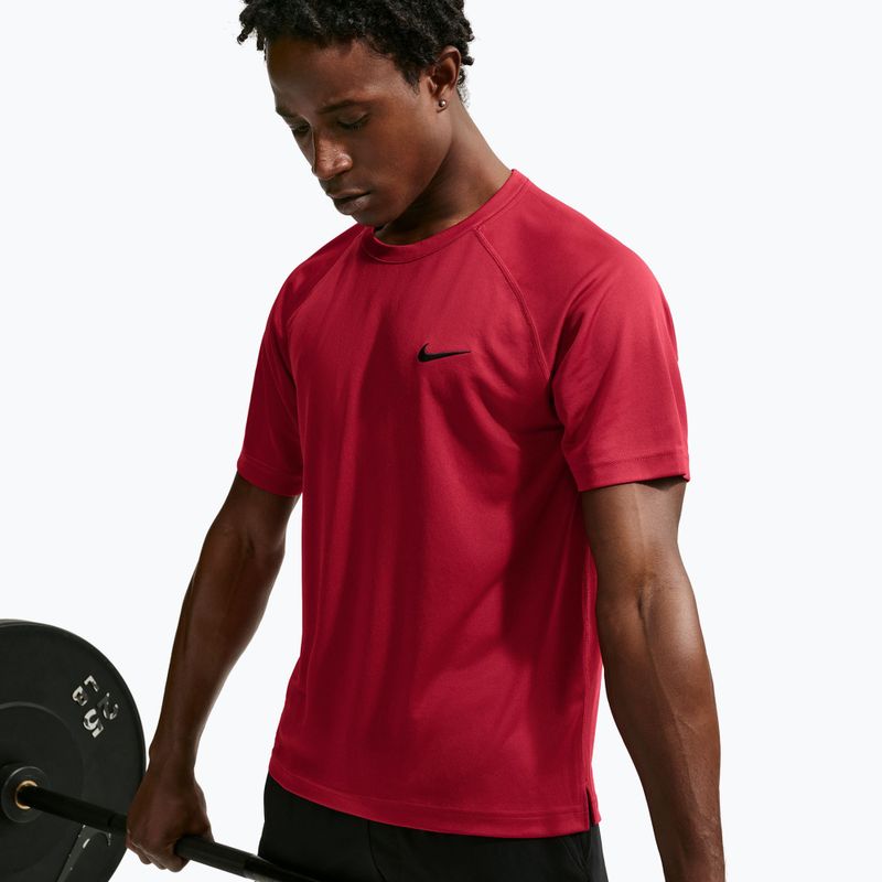 Férfi edző póló Nike Flex tough red/black 6
